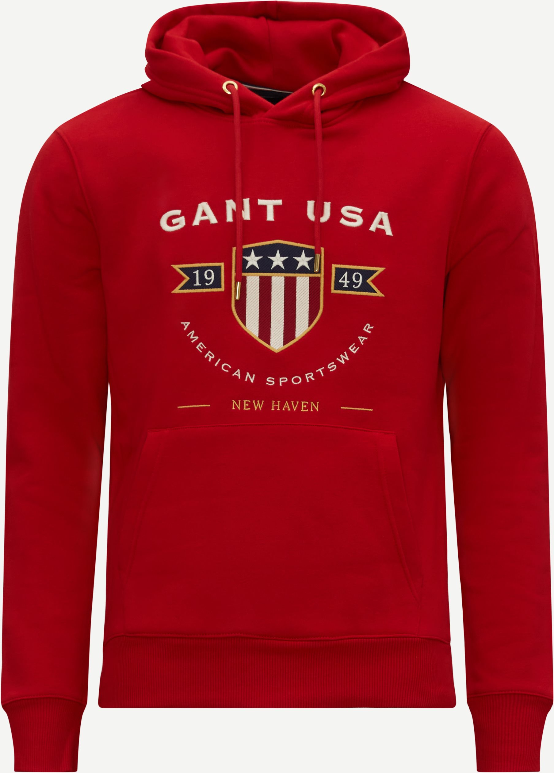 Gant Sweatshirts D1 BANNER SHIELD HOODIE 2007039 Rød